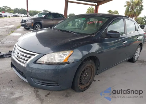 2014 Nissan Sentra Sv z USA, uszkodzony, nr VIN 3N1AB7AP9EY336930
